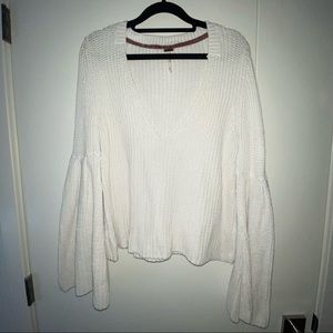 bell sleeve sweater